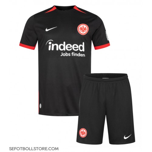 Eintracht Frankfurt Replika babykläder Bortaställ Barn 2024-25 Kortärmad (+ korta byxor)